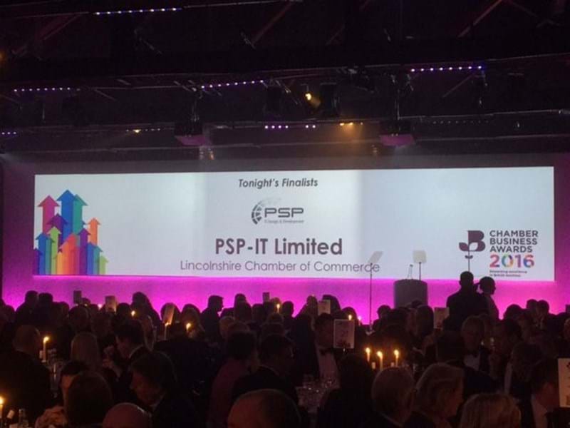 PSP Team at business awards 2016